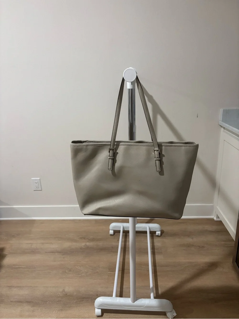 Michael Kors Taupe Saffiano Leather Tote